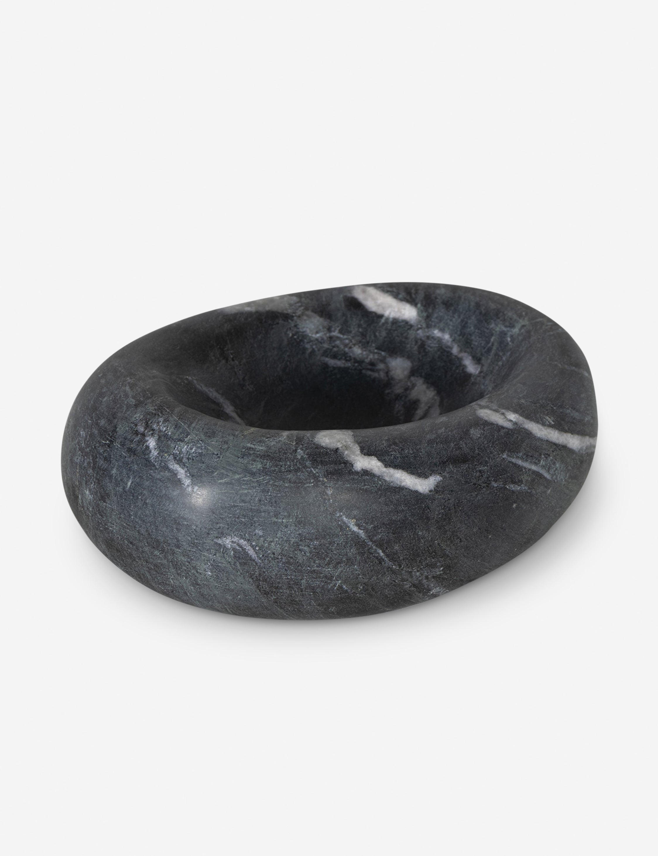 Organic Brass Natural Bowl - Black