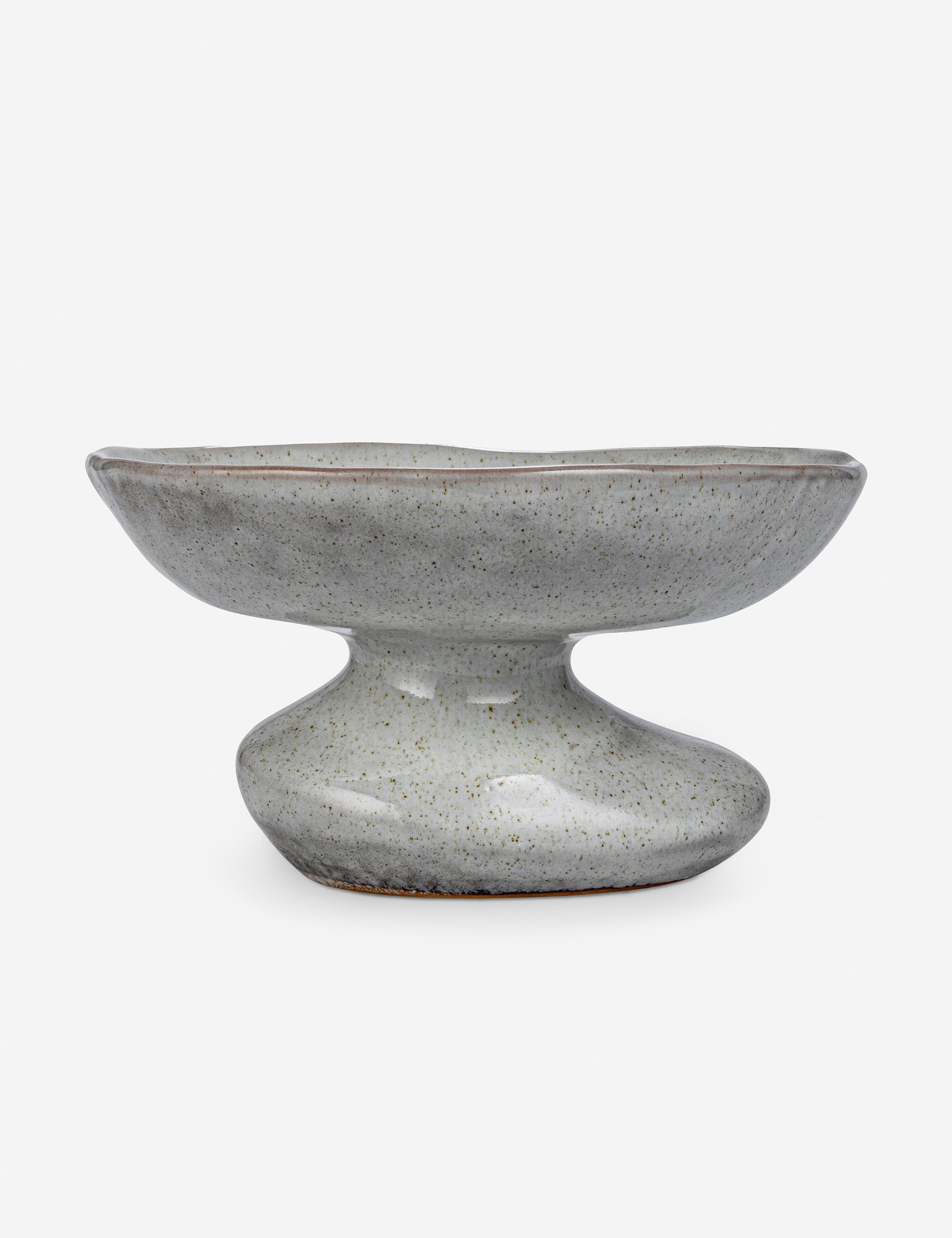 Organic Footed Bowl - Gray - Image 2