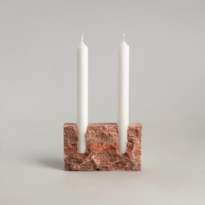 Cyprus Natural Stone Candle Holder - Image 2