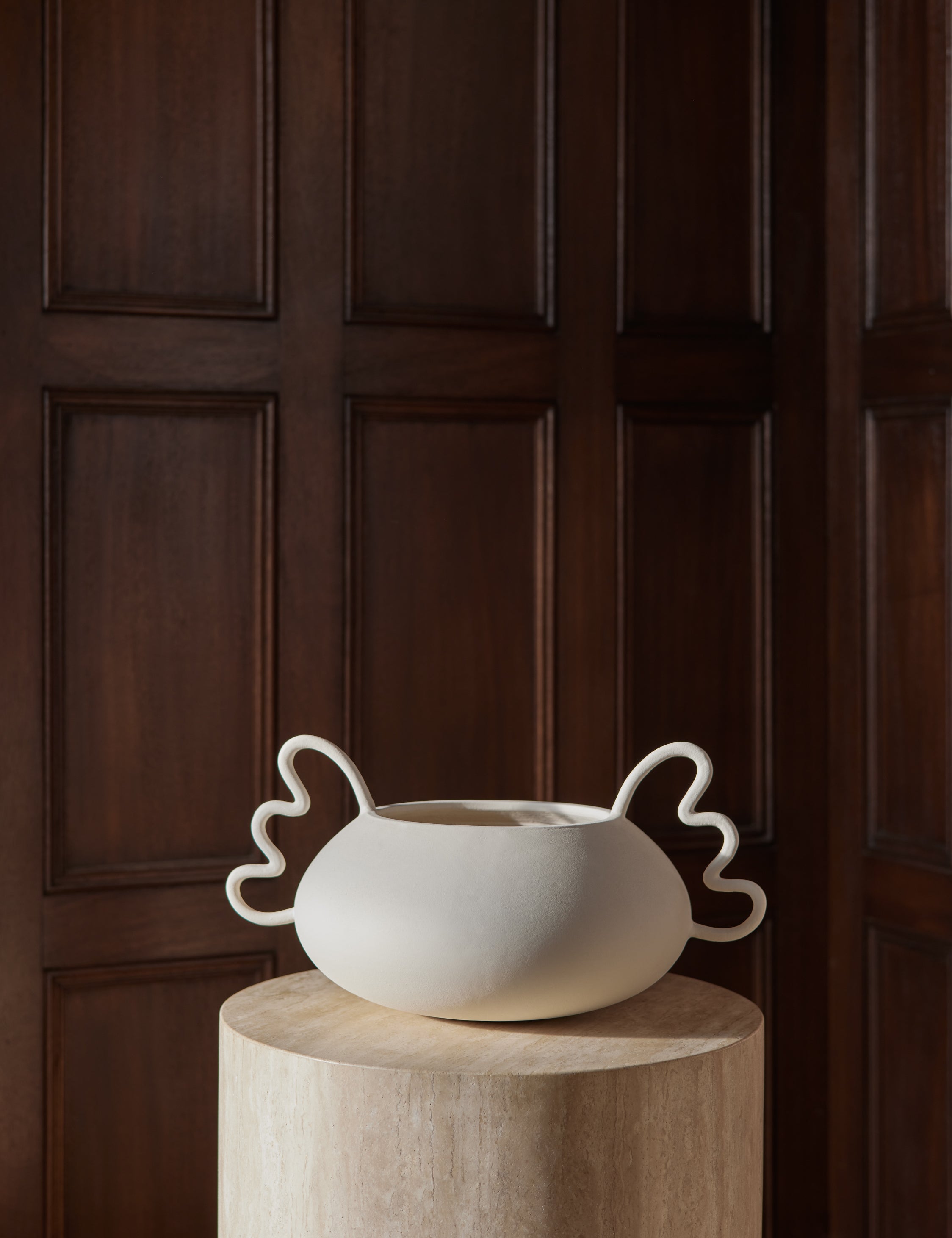 Sculptural Modern Ivory Bowl - Ivory - Image 3