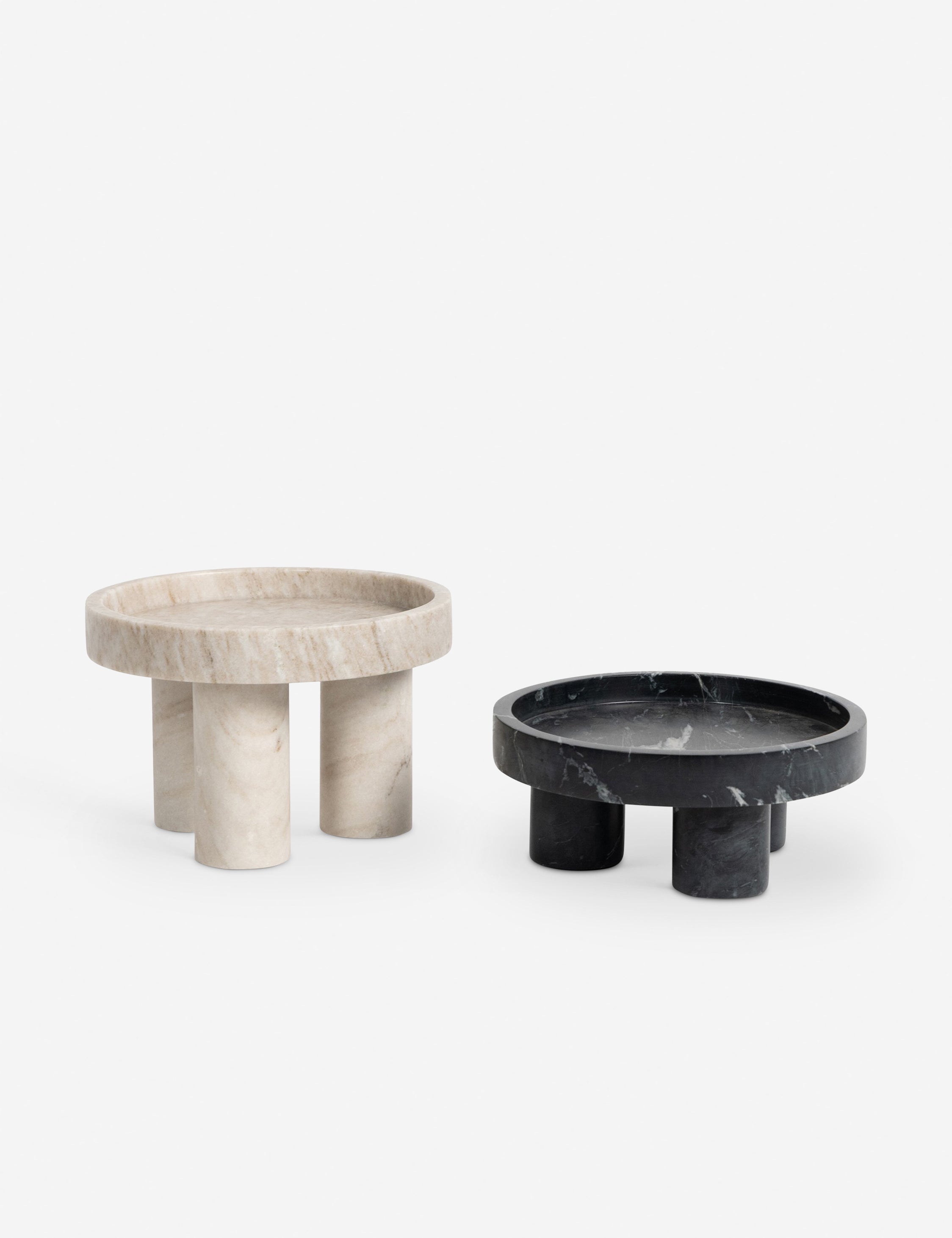 Sculptural Marble Bowl (Set of 2) - DefaultTitle - Image 9