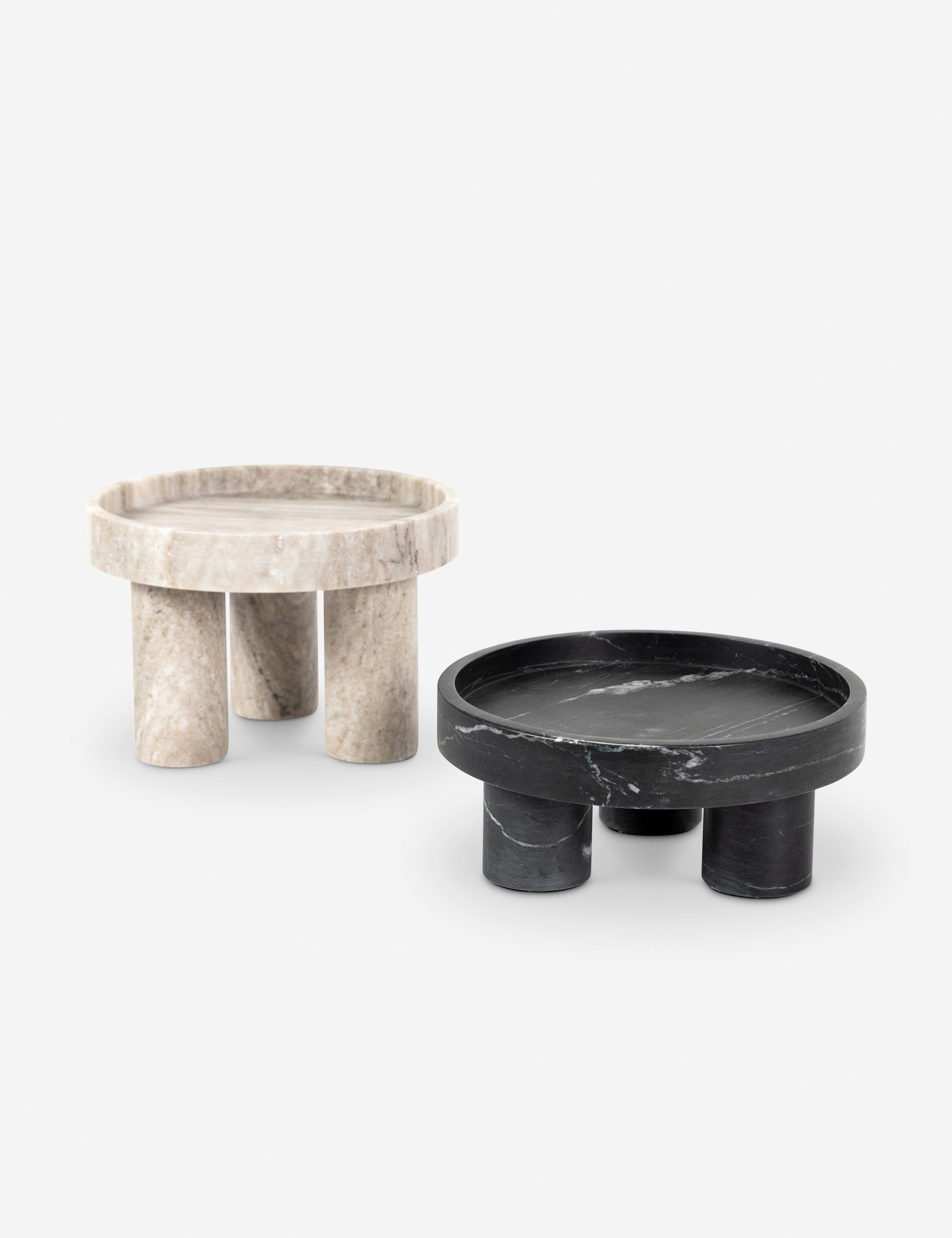 Sculptural Marble Bowl (Set of 2) - DefaultTitle - Image 10