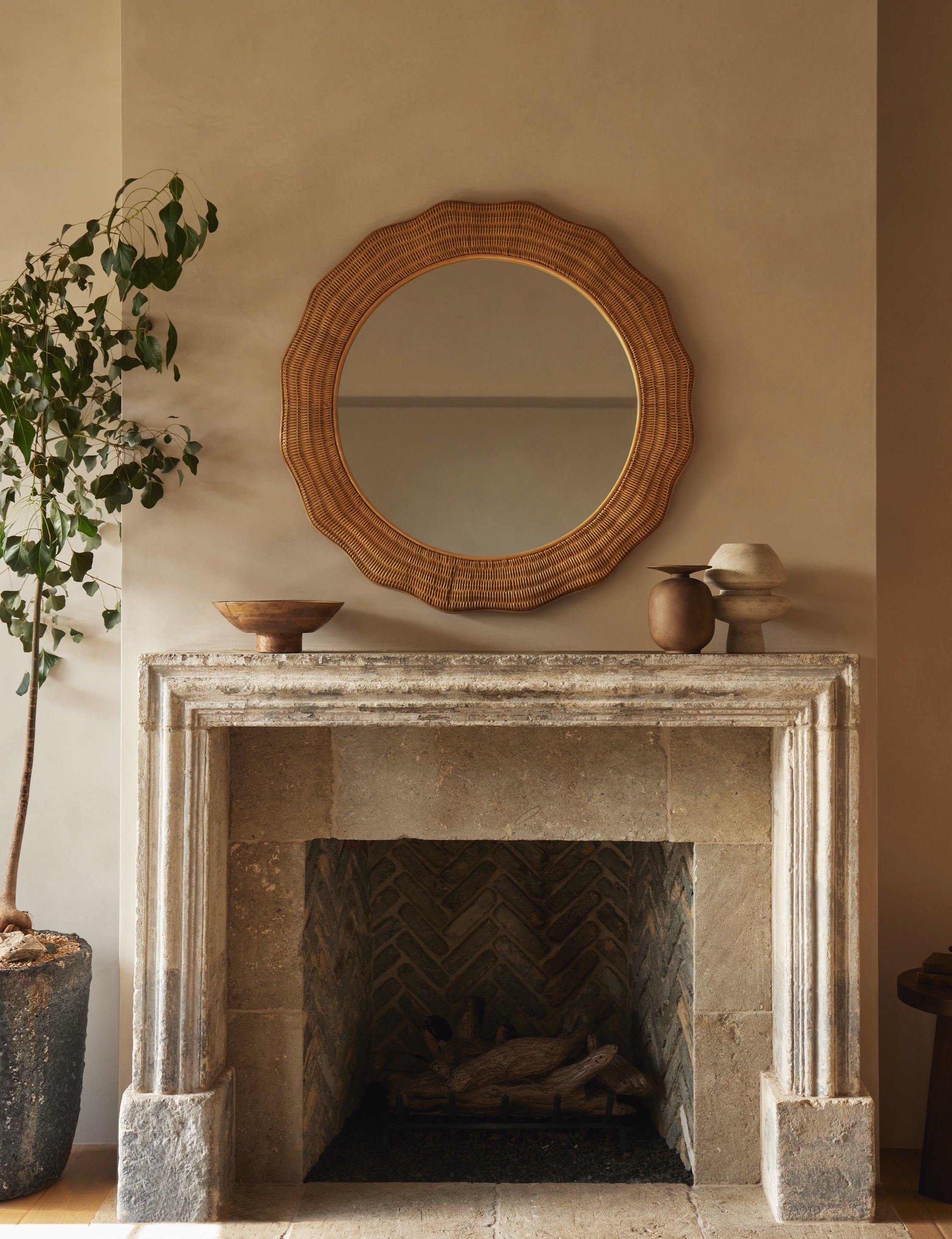 Organic Footed Bowl - Natural
