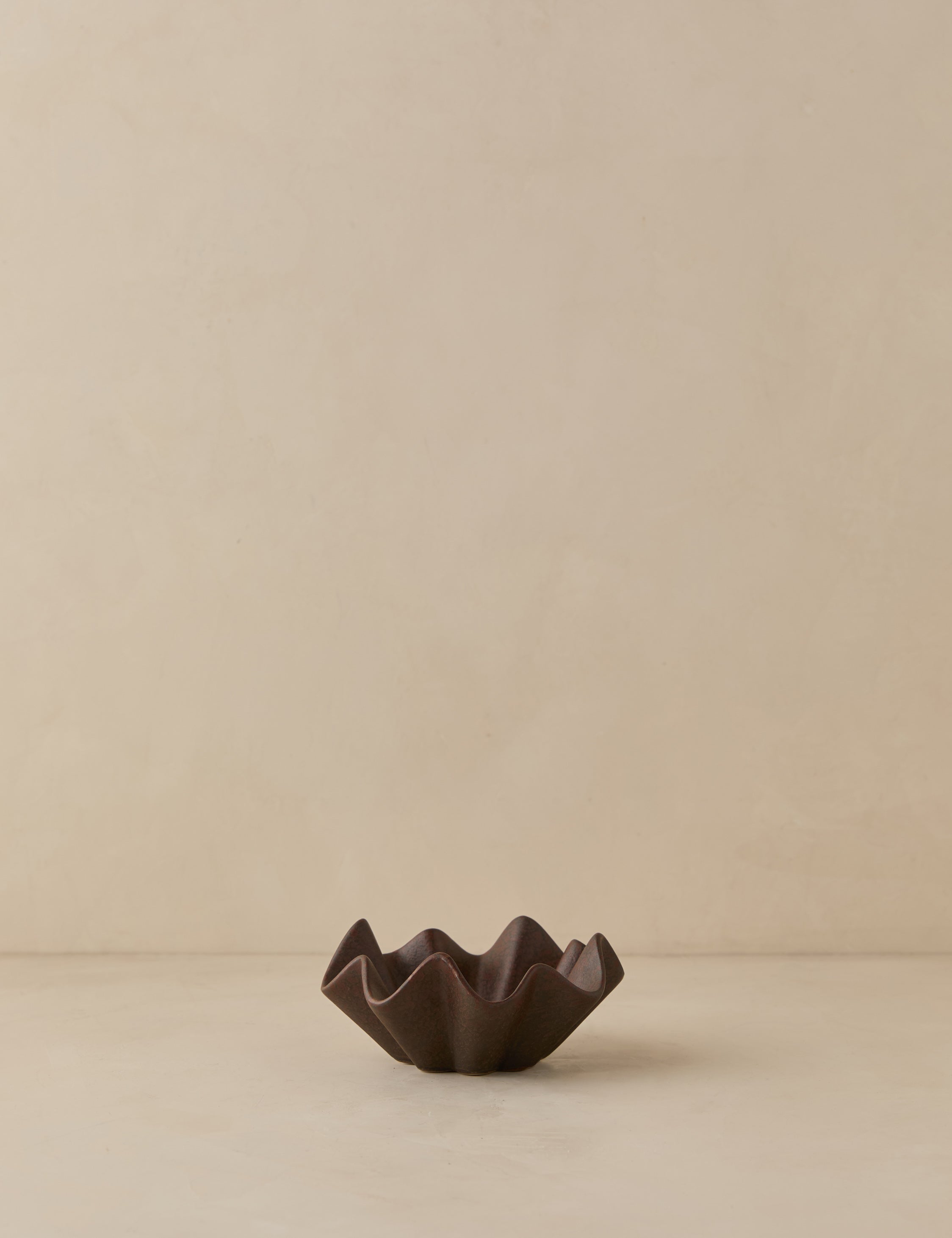 Organic Modern Brown Bowl - Brown - Image 2