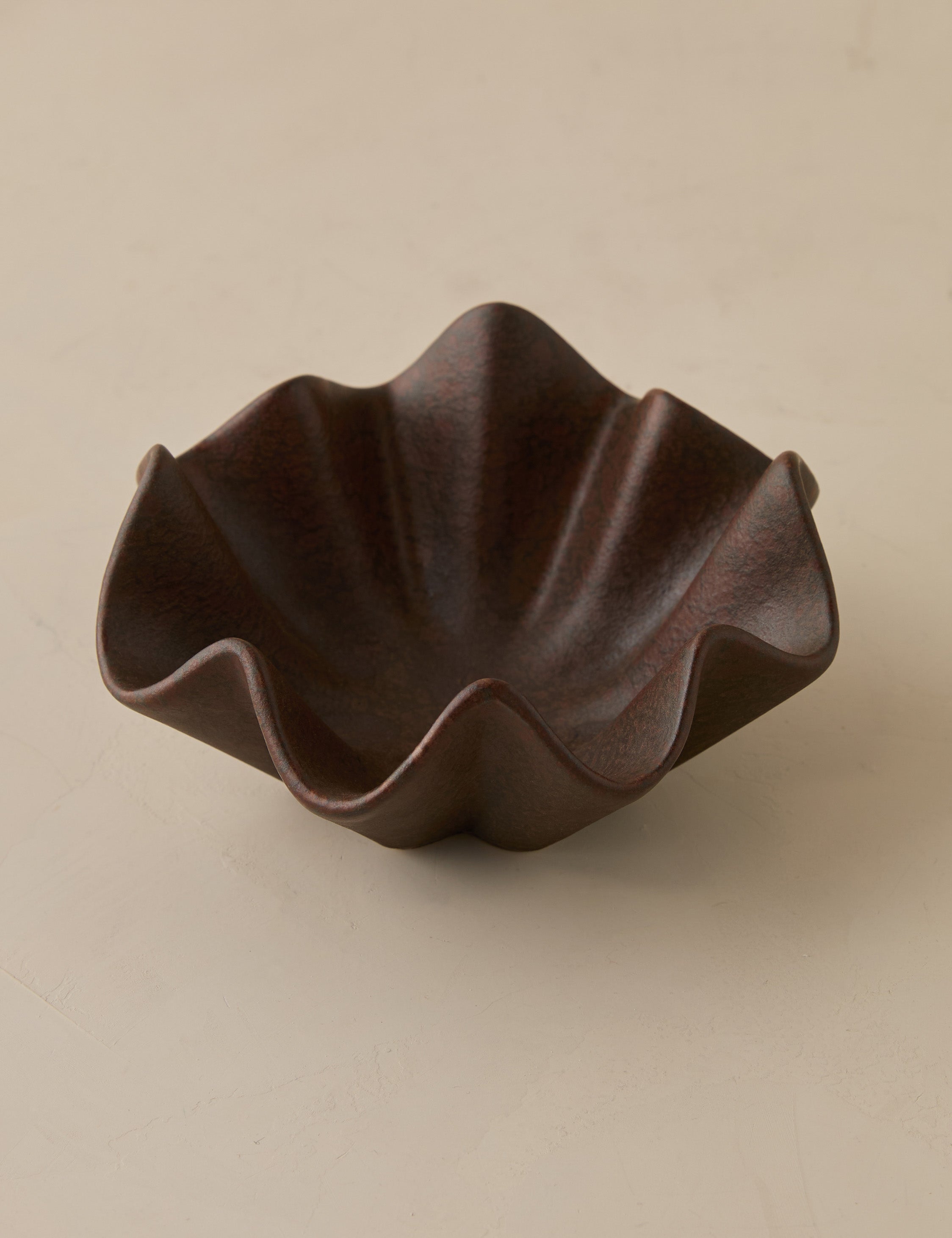 Organic Modern Brown Bowl - Brown - Image 5