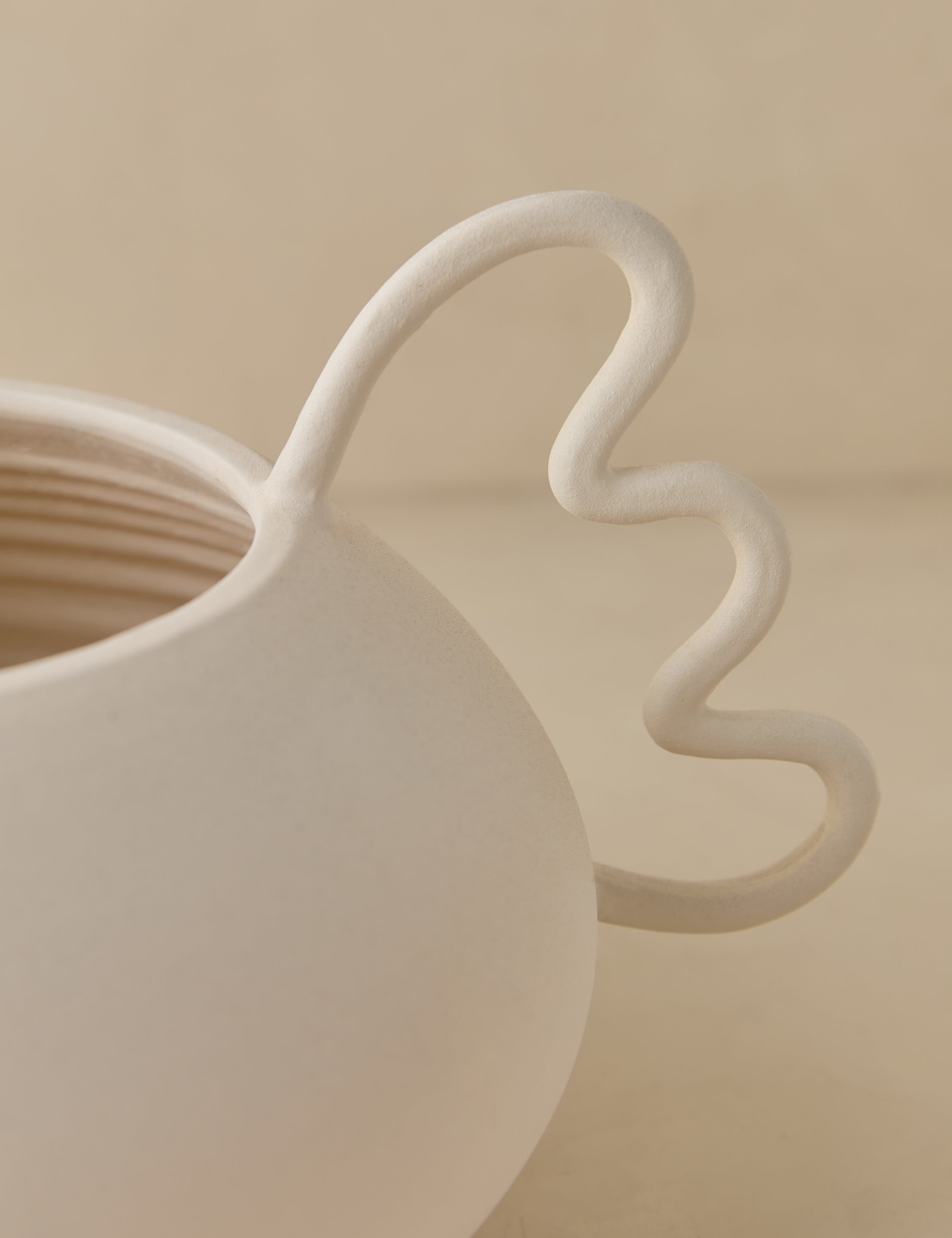 Sculptural Modern Ivory Bowl - Ivory - Image 8