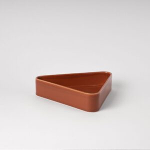 Cuban Rum Geometric Bowl - Low-Profile Triangle Silhouette