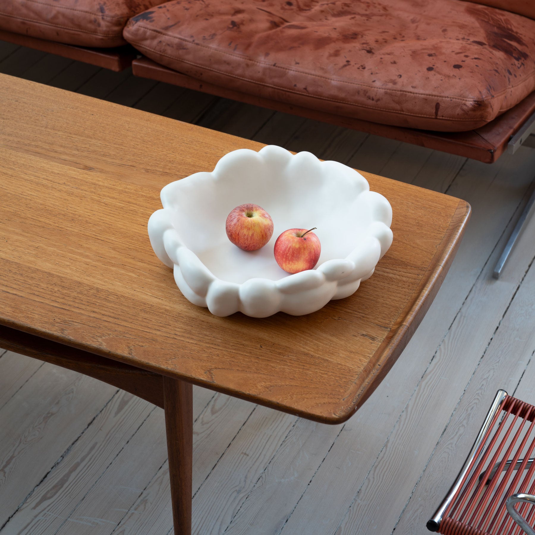 Vaporous Grey Centerpiece Bowl - Soft Cloud-Edge Silhouette - Image 4
