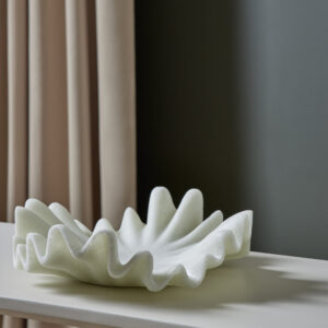Textured Decorative White Centerpiece - DefaultTitle