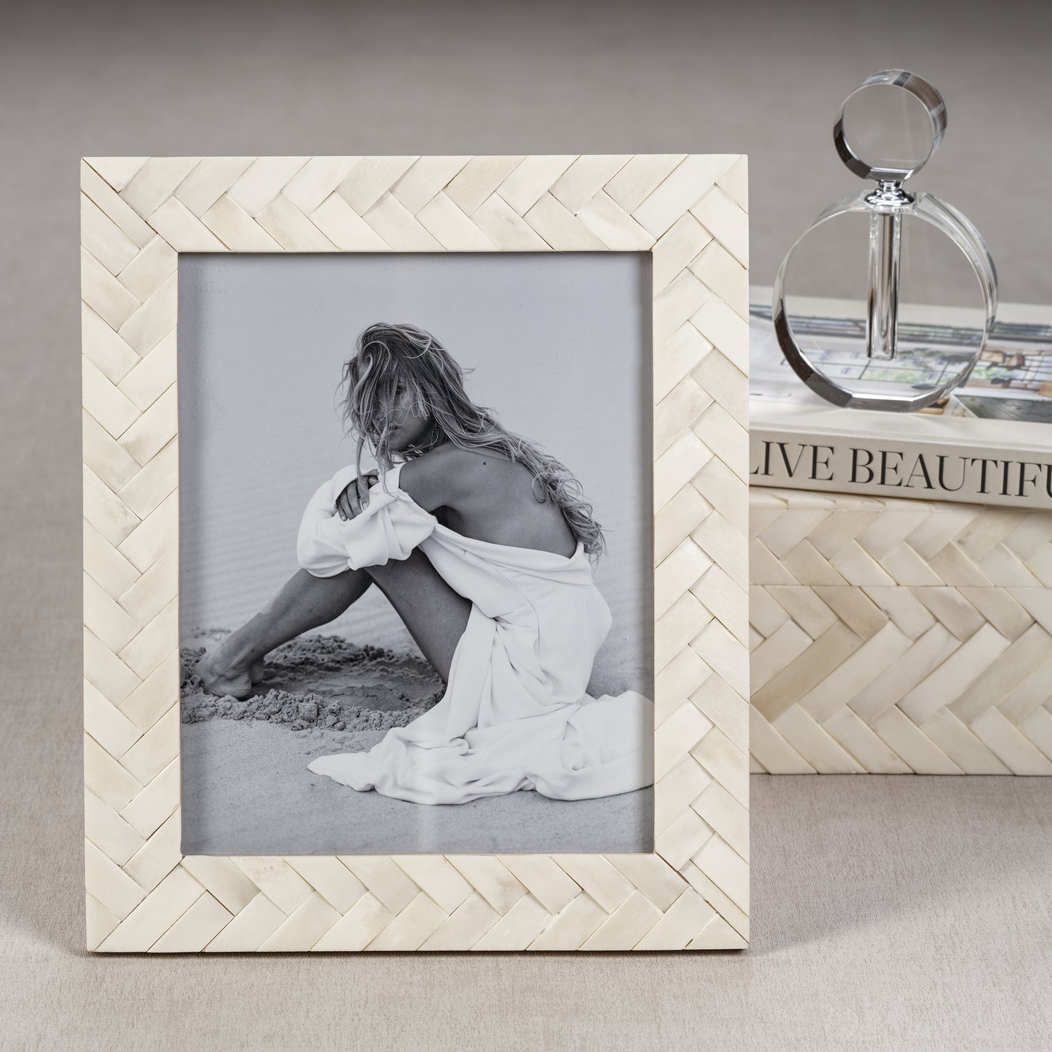 Bone Braided Photo Frame - Image 3