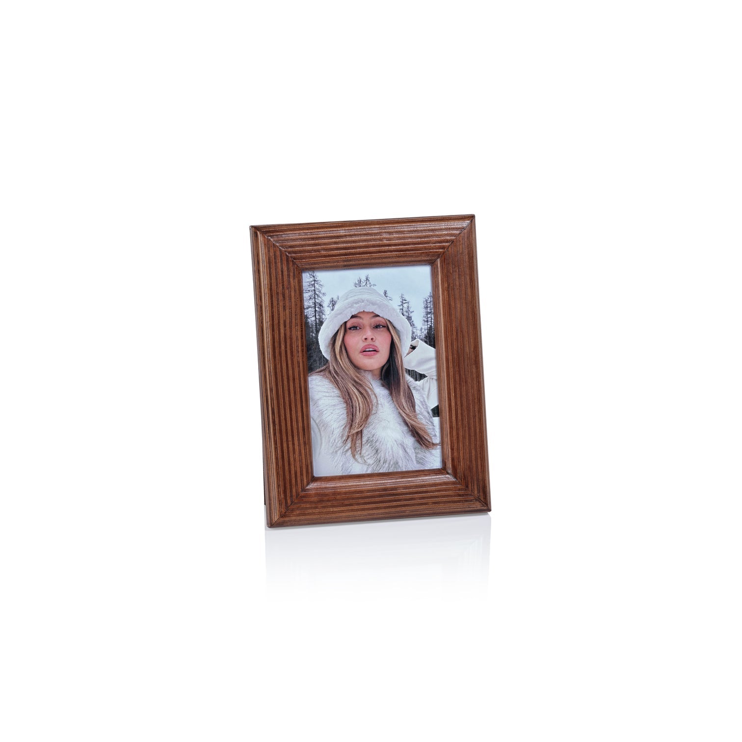 Tobacco Leather Photo Frame