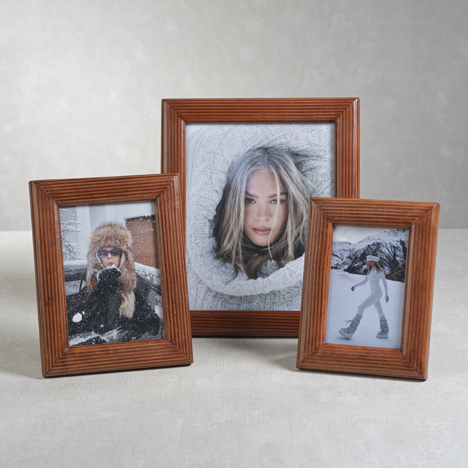Tobacco Leather Photo Frame - Image 2